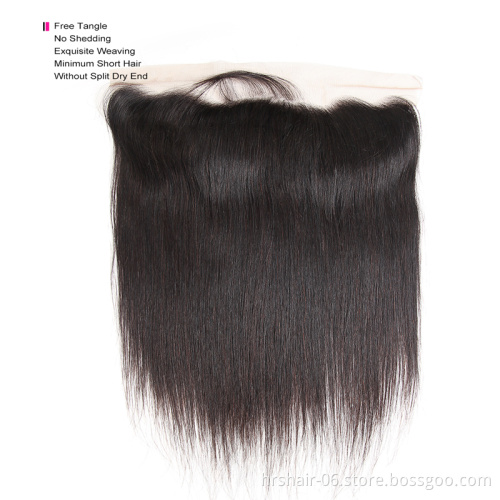 13x4 Ear To Ear lace Frontal Closure Body Wave With Baby Hair Unprocessed Brazilian Virgin Hair Human Hair Frontal